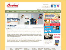 Tablet Screenshot of bashas.com